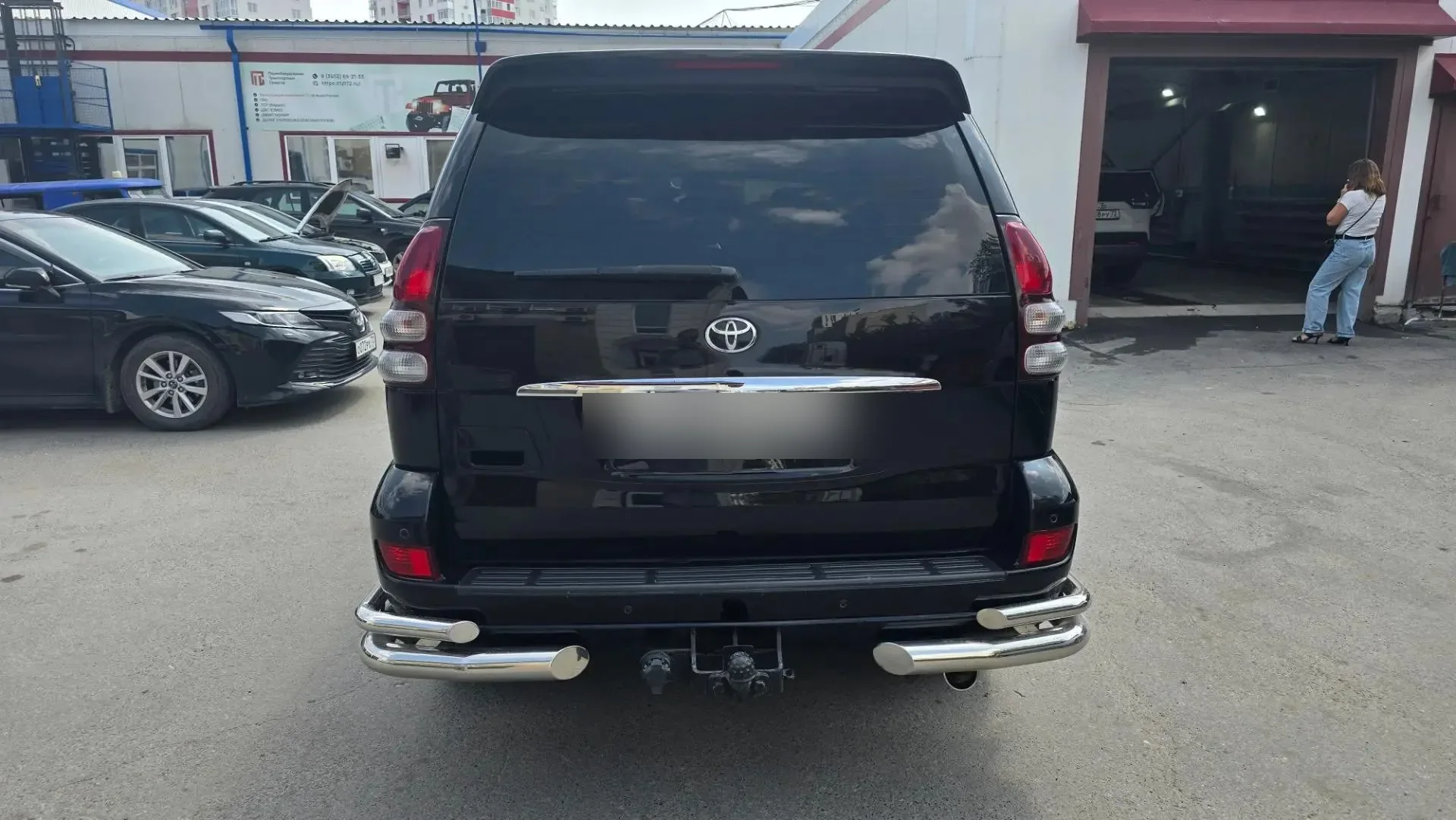 Toyota Land Cruiser 120 — фаркоп / тсу